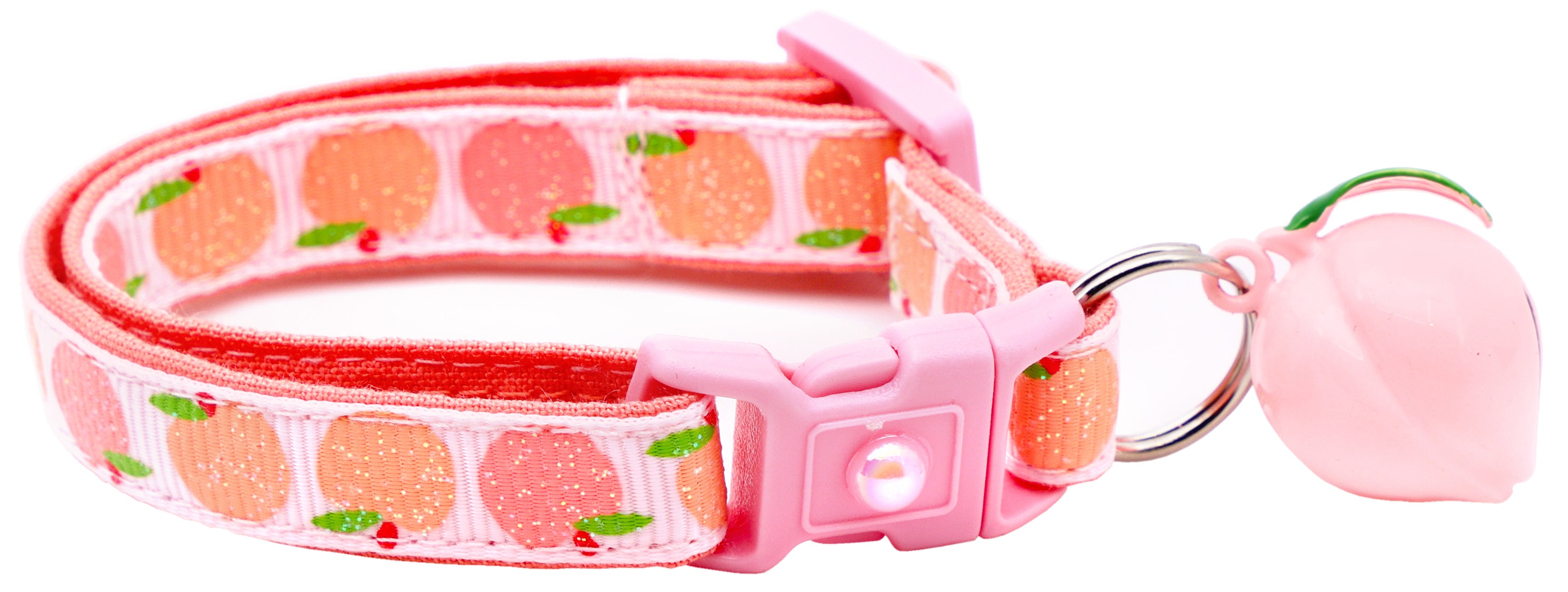 Peach Breakaway Cat Collar
